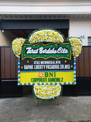 Papan Bunga Duka di Sriharjo