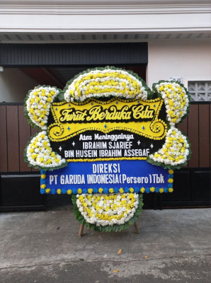 Papan Bunga Duka di Sriharjo