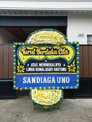 Papan Bunga Duka di Sriharjo
