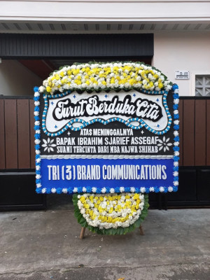 Papan Bunga Duka di Sriharjo